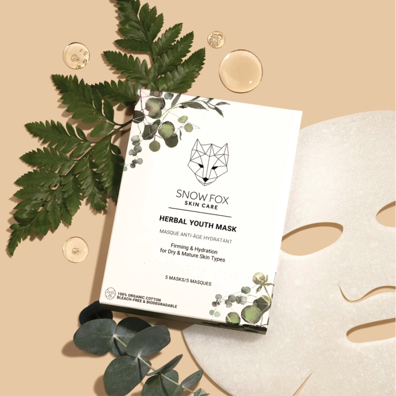 SNOW FOX SKINCARE - Herbal Youth Mask (Box of 5)